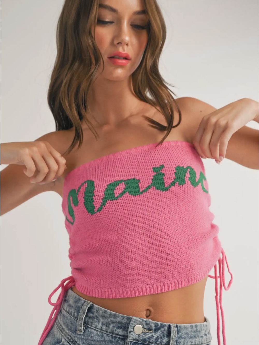 🆕💗MAINE KNIT TUBE TOP